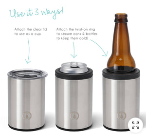 Stainless Steel 12oz Combo Cooler