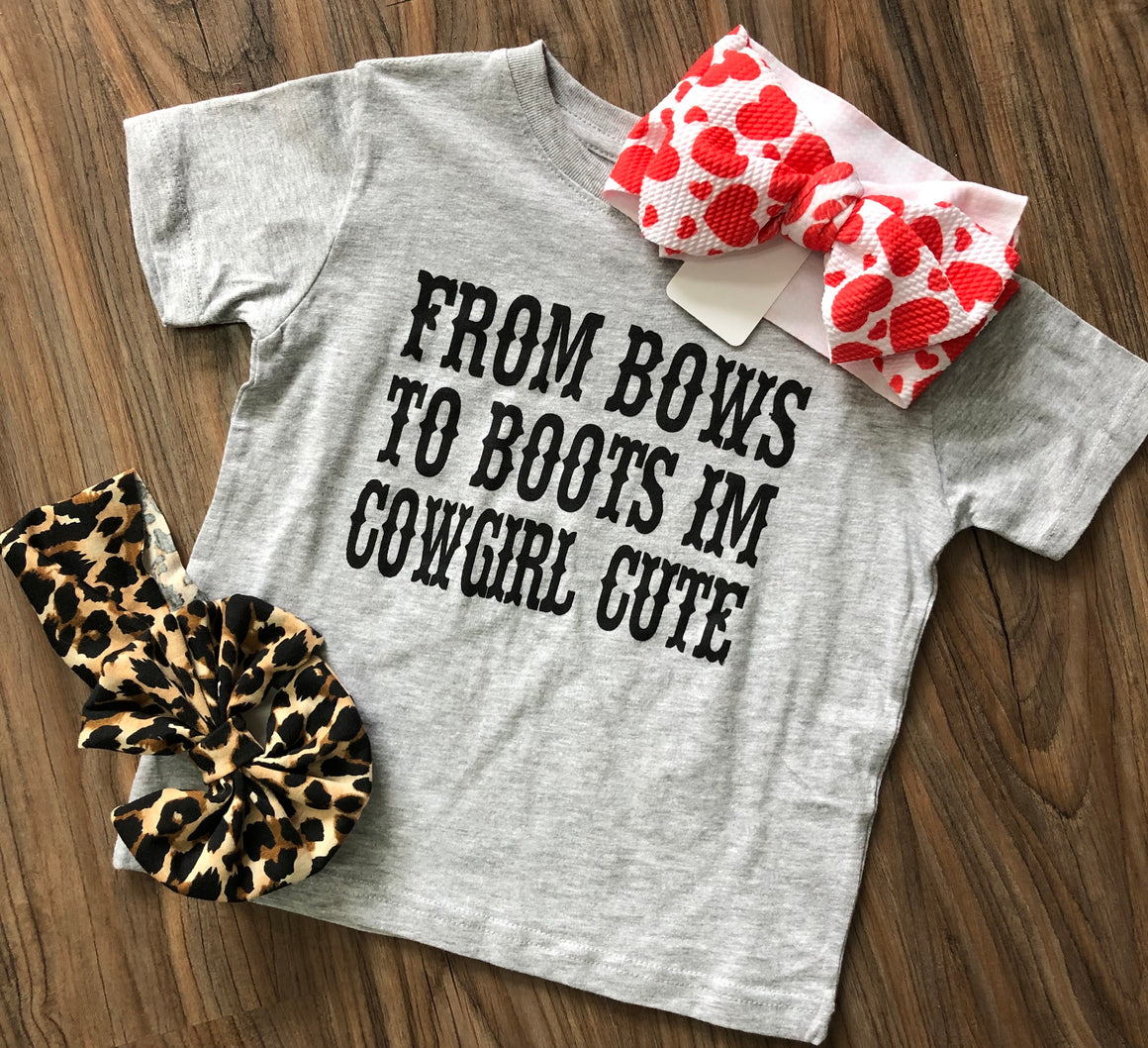 Bows to Boots Tee