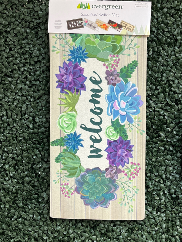 Welcome Succulent Switch Mat