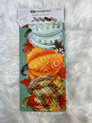 Painted Fall Pumpkins Switch Mat