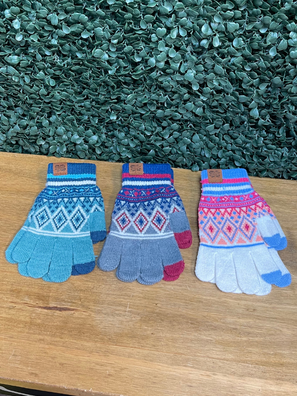 Kids Fair Isle Gloves