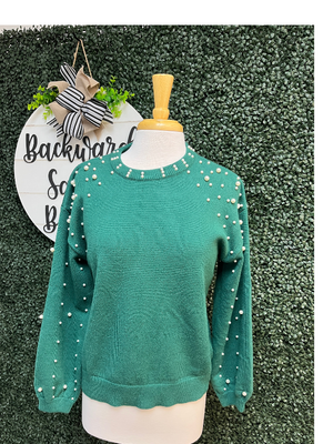 Evergreen Pearl Sweater