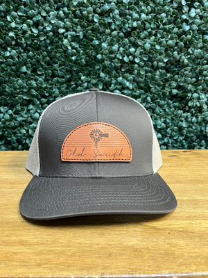 Old South Leather Patch trucker hat