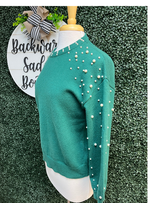 Evergreen Pearl Sweater