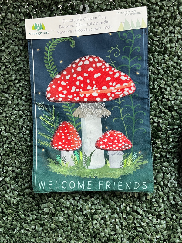Mushrooom Garden Flag