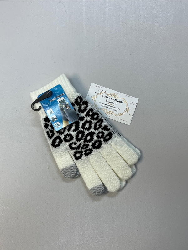 Gloves with touch screen tips