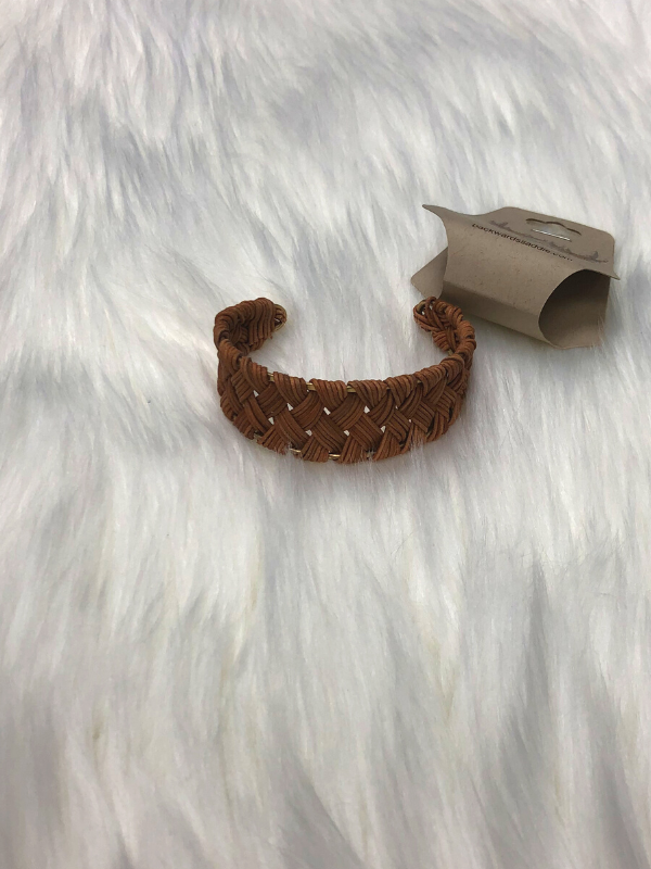 Braided Leather Cuff Bracelet