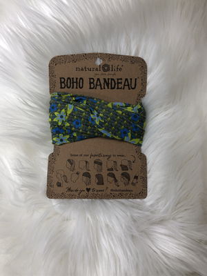 Boho Bandeau in Blue and Green