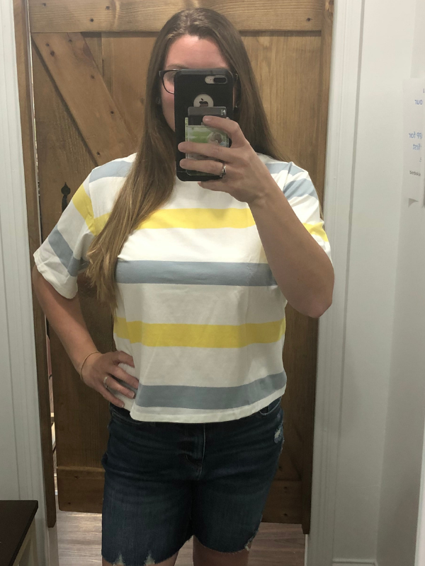 Multi stripe shirt