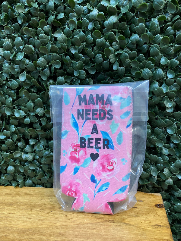 Mama Bear Needs a Beer Can Holder