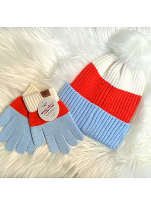 Kid's Pom Stocking Hats