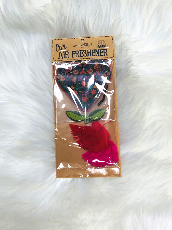 Heart Flower air freshner