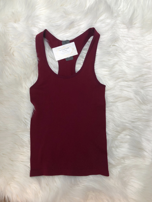 Seamless Racer Back Tank Top