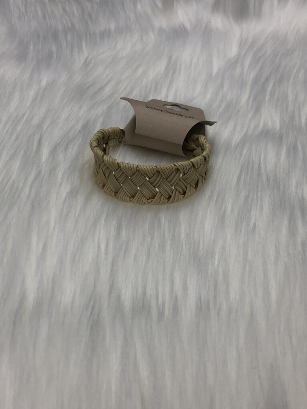 Braided Leather Cuff Bracelet