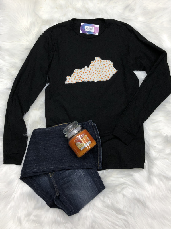 Candy Corn KY long sleeve Tee