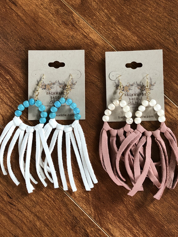 Beaded Tassel Earrings