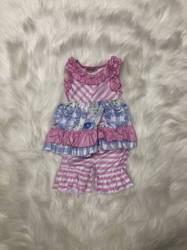 Periwinkle Blooms Girls Set