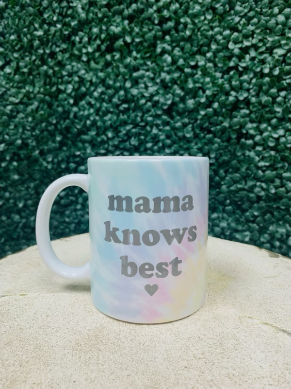 Mama knows best mug