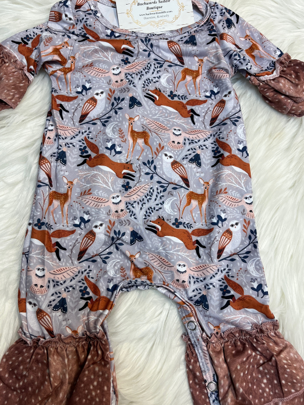 Forest Fawn Baby Romper