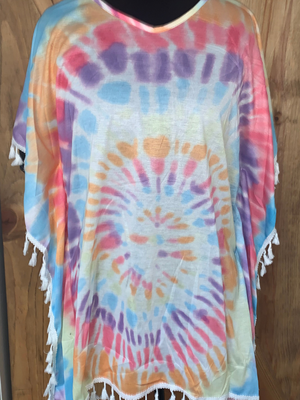 Tie dye cover up