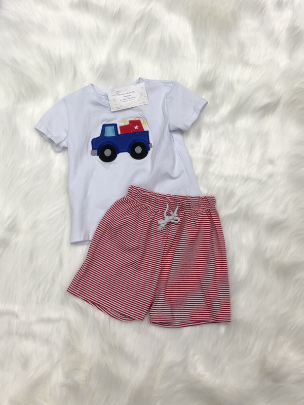 Truck Boy Outfit Set