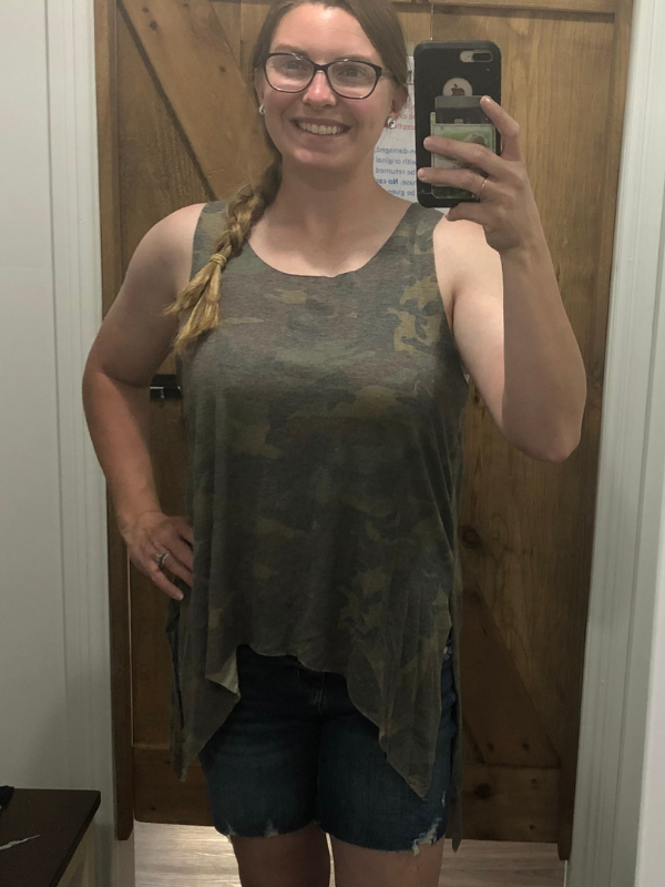 Camo tank top