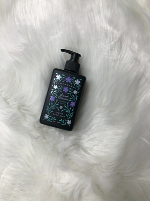 Finch Berry Lavender & Vanilla scent liquid hand soap.