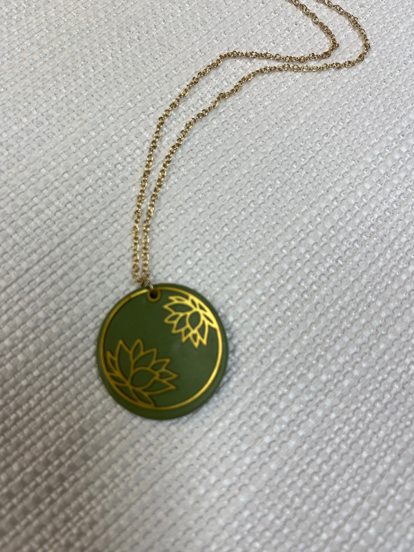 Olive Circle Necklace