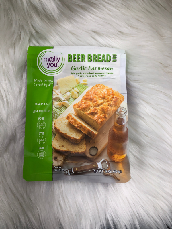 Garlic Parmesan beer bread mix