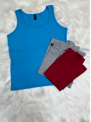 Solid tank tops