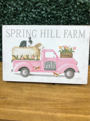Spring Hill Farm Truck Box Sign
