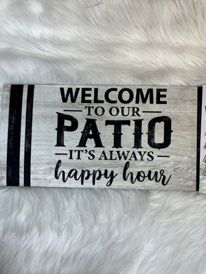 Welcome to our patio Sassafras Switch Mat