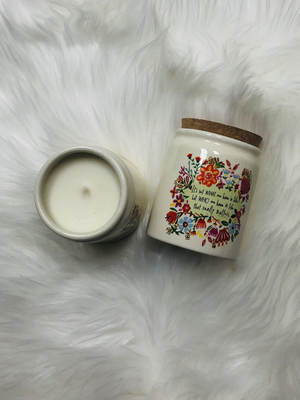 Corked Jasmine & Honey Scent Soy Candle