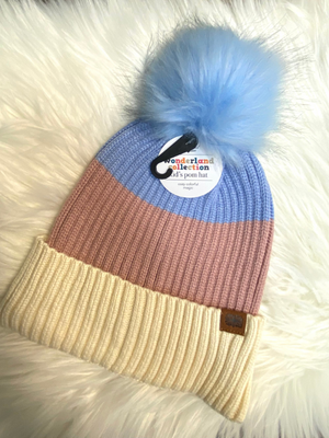 Kid's Pom Stocking Hats