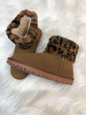 Cheetah Fur lined boot
