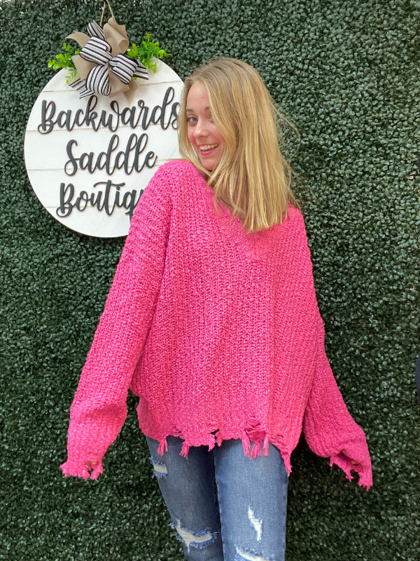 Fuchsia sweater