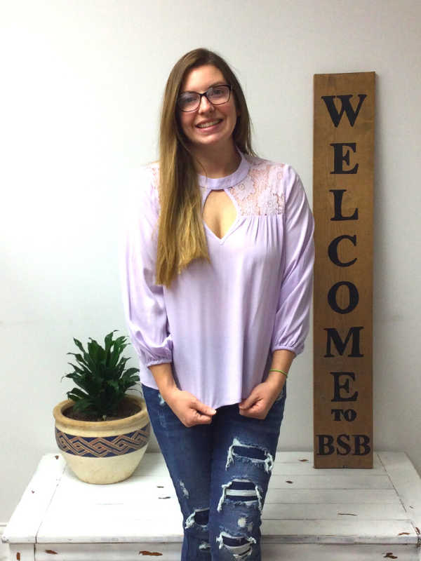 Perfectly Pastel Lilac Top