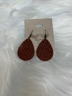 Tawny Leopard Mini Collection 1.5" earrings