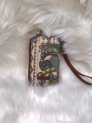The Sak Smartphone wristlet or crossbody wallet with owls