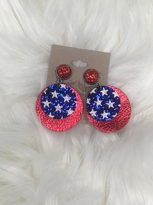 American Glitter Earrings