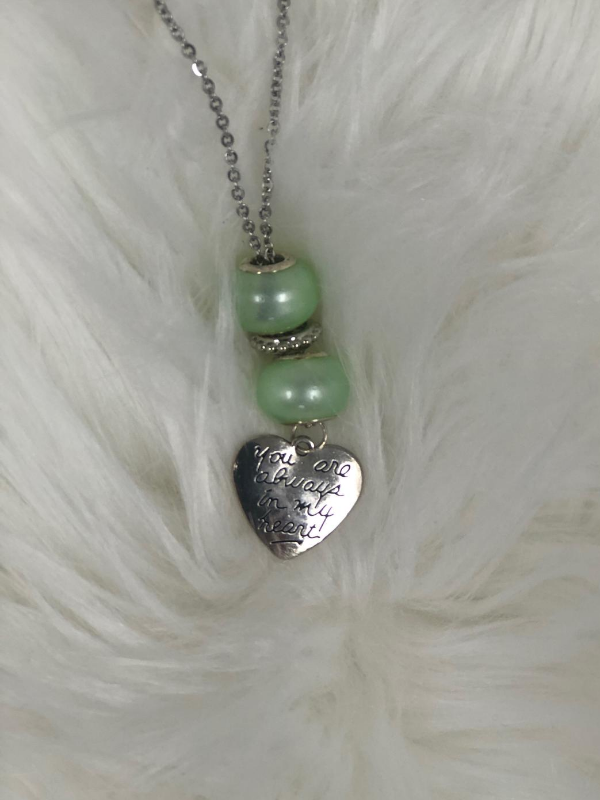 Green Charm Necklace