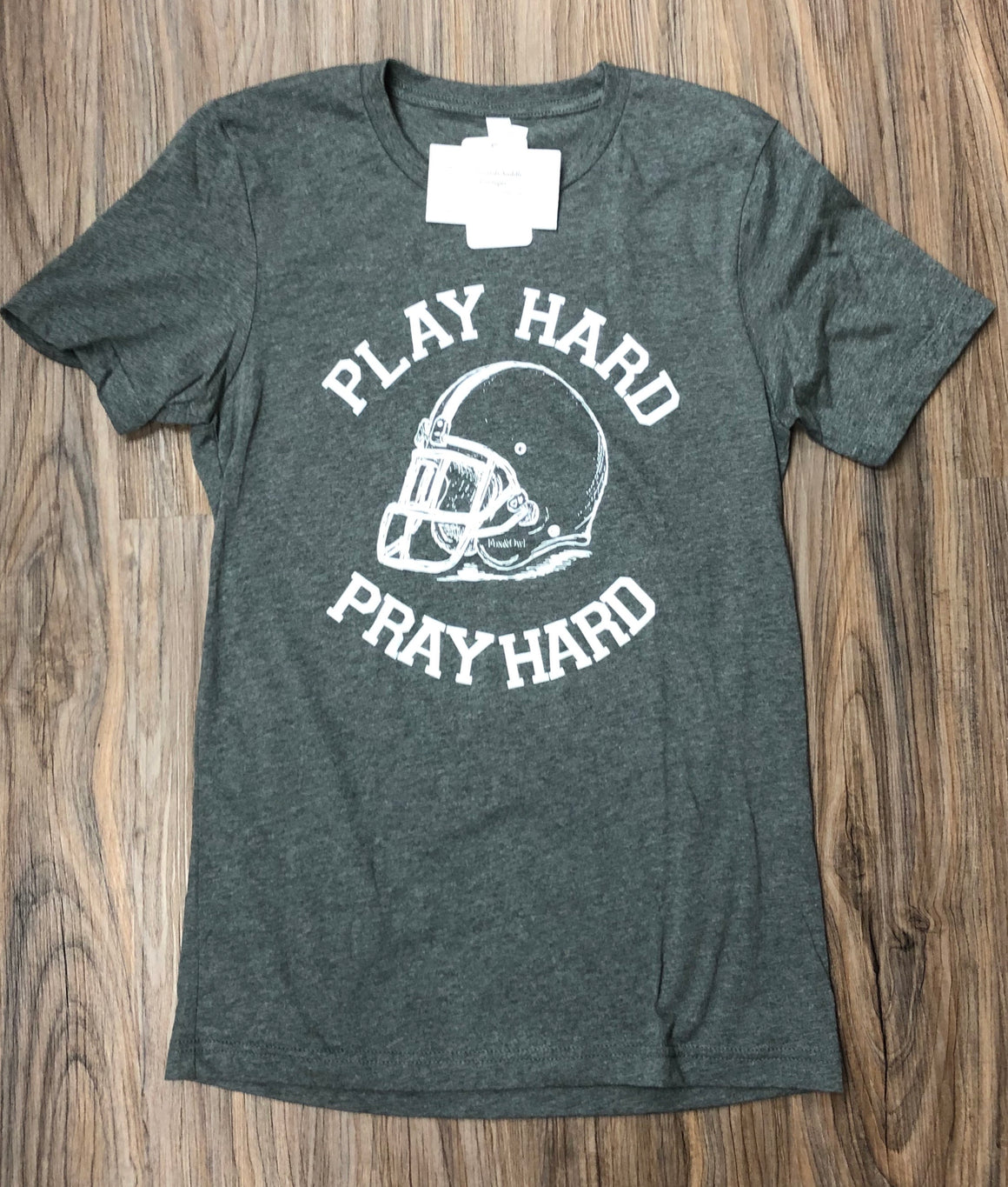 Pray Hard Play Hard Tee