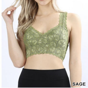 Fully Lined Lace Bralette