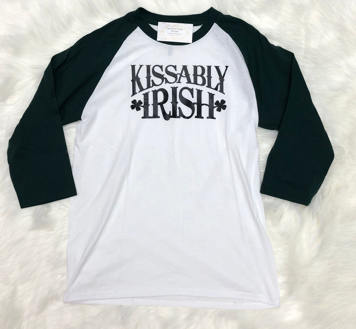 Kissably Irish Baseball T