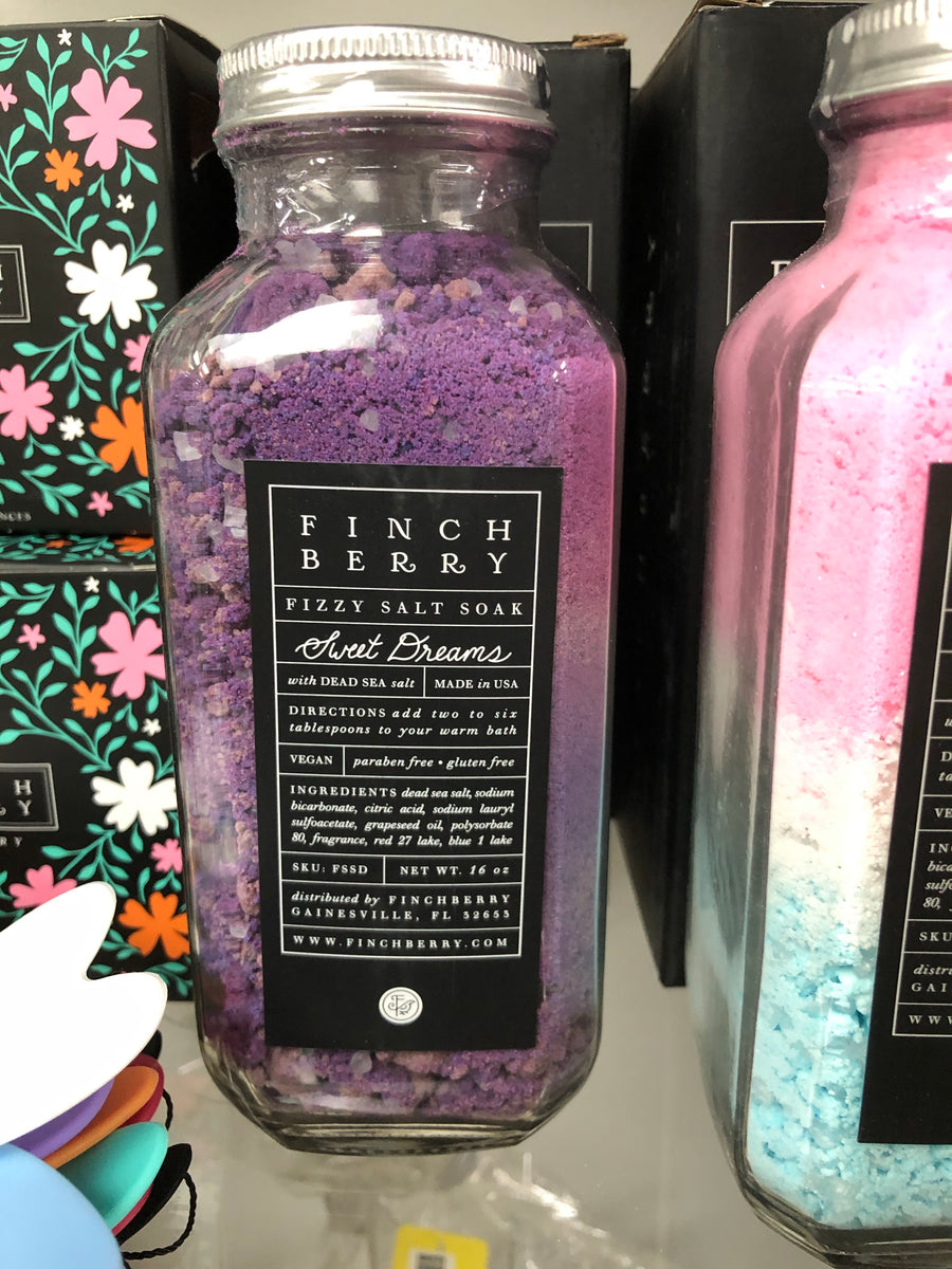 Finch Berry Sweet Dreams Fizzy Salt Soak