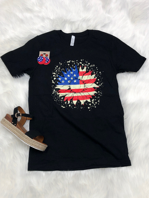 Patriotic Sunflower T-shirt
