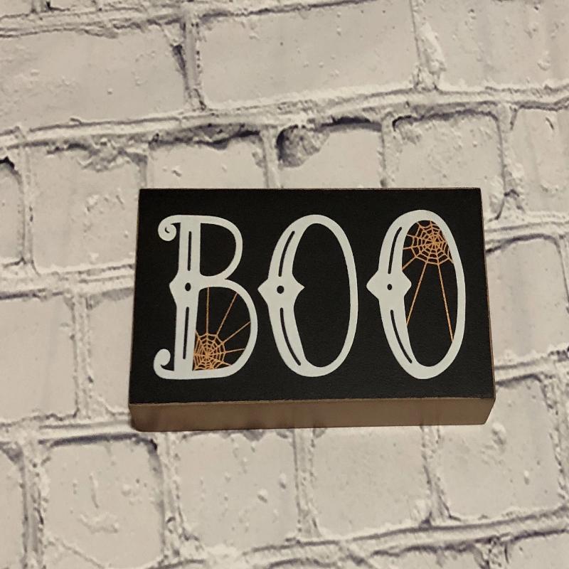 BOO sign