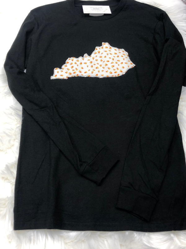 Candy Corn KY long sleeve Tee