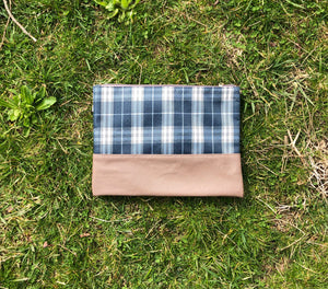 Plaid Cosmetic Pouch