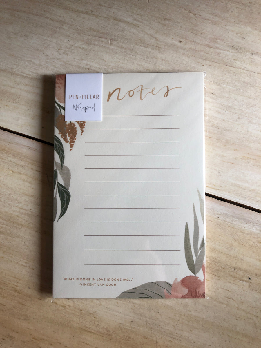 Floral Notepad